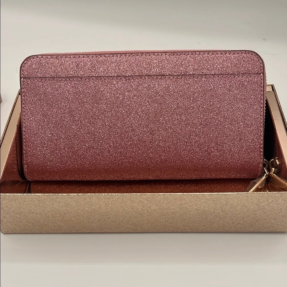 kate spade Pink Glitter Wallet - Picture 3 of 7